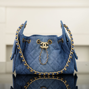 Chanel 25 Bag Mini Denim Blue 26P