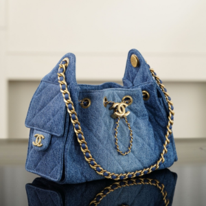 Chanel 25 Bag Mini Denim Blue 26P