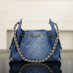 Chanel 25 Bag Mini Denim Blue 26P