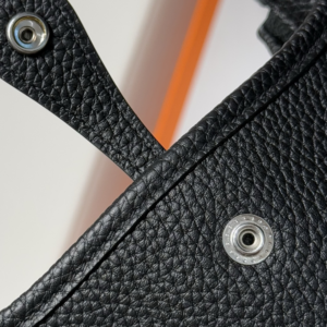 Hermès Mini Evelyne 16 Đen Phối Bạc