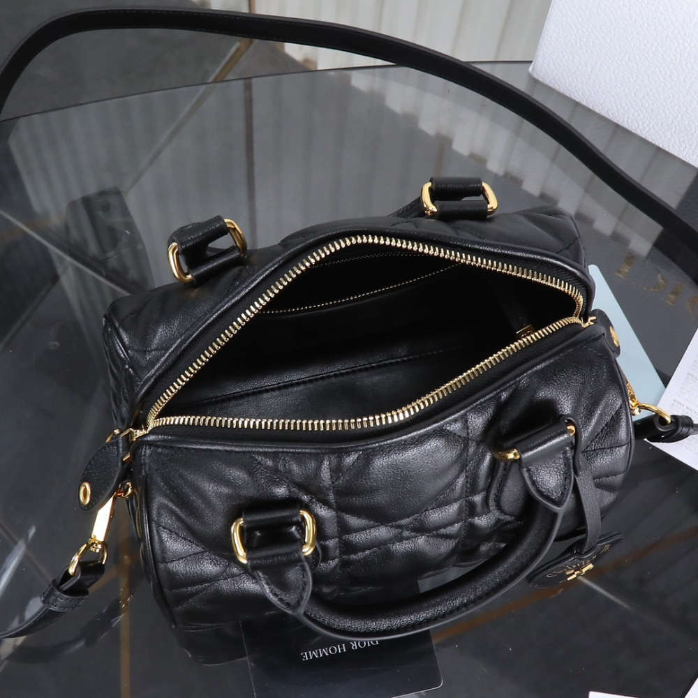 Dior Groove 20 Handbag Đen Túi Oblique - Ảnh 5