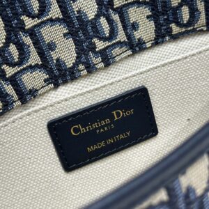 Dior 30 Academy Bag Blue Oblique