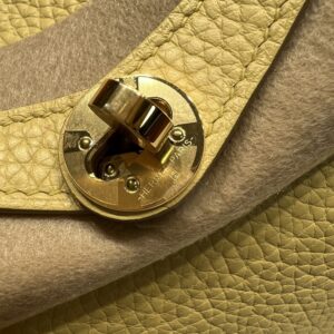Hermes Mini Lindy 20 Yellow