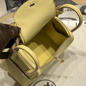 Hermes Mini Lindy 20 Yellow