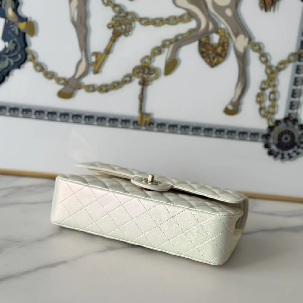 Chanel Lambskin Chain Bag 1112 – Pink Gold - Ảnh 5