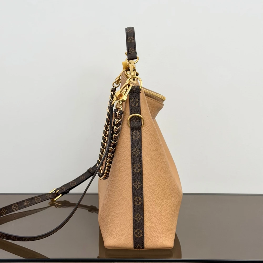 Louis Vuitton Multipass Arizona Beige Calfskin Bag M28029 - Ảnh 3