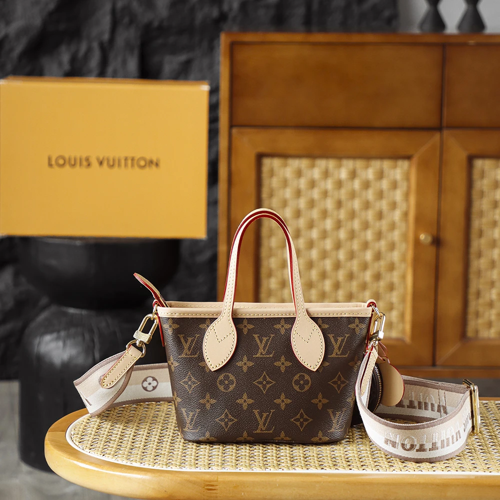 Louis Vuitton Neverfull BB Bag M46705 - Ảnh 3