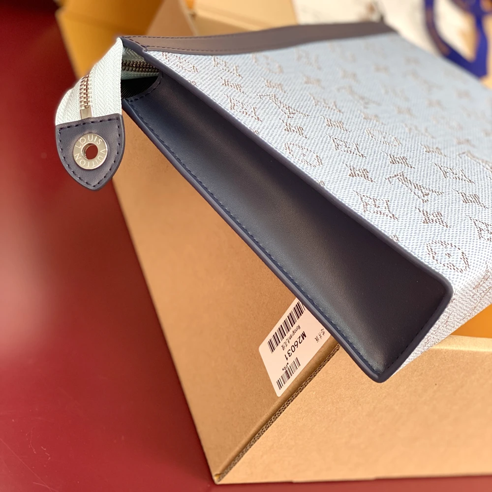 Louis Vuitton Pochette Voyage Bag Blue M61692 - Ảnh 3