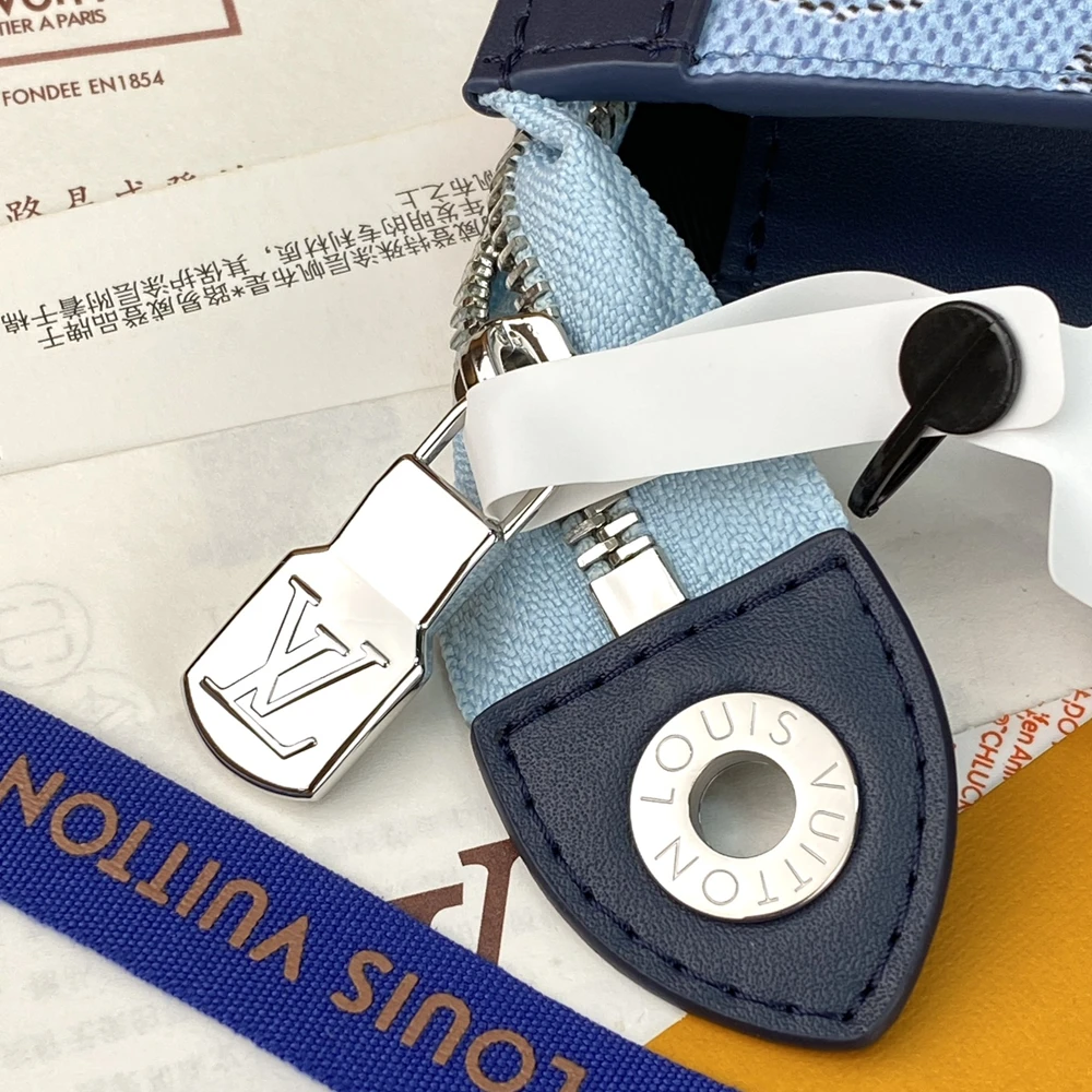 Louis Vuitton Pochette Voyage Bag Blue M61692 - Ảnh 7