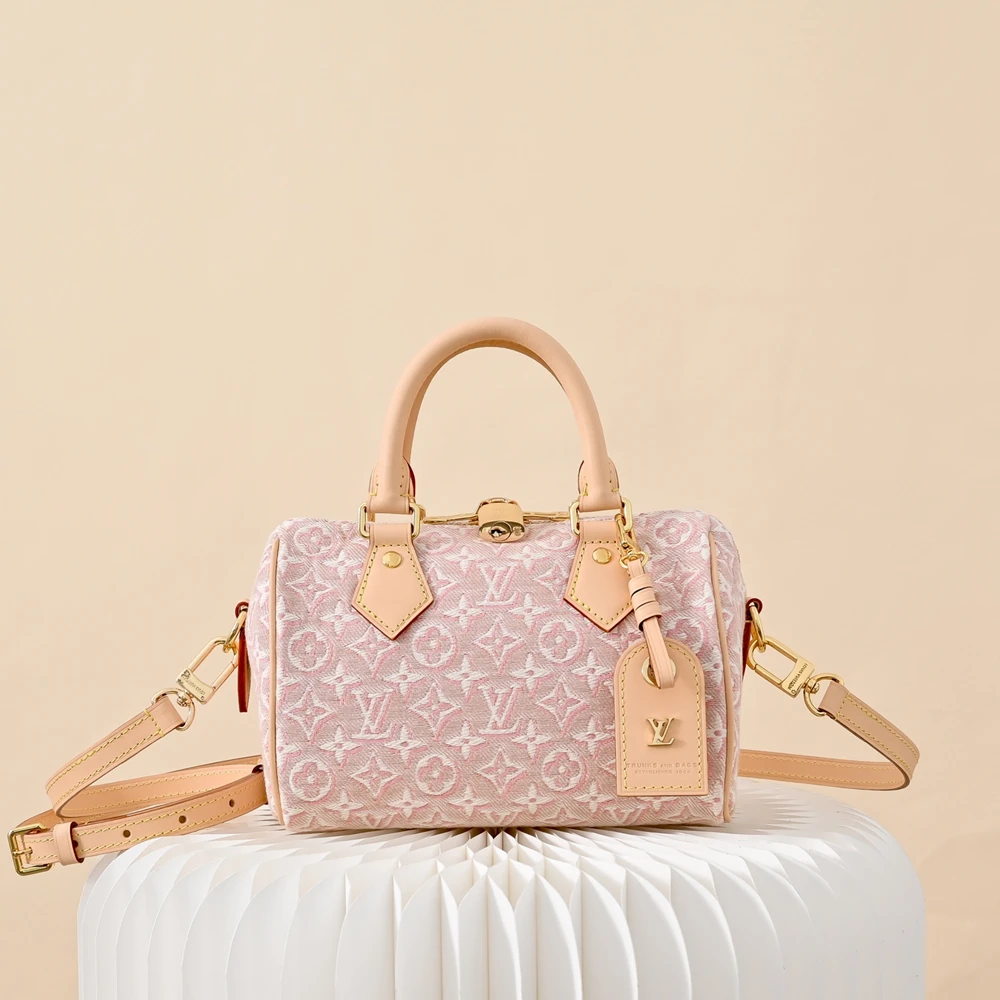 Louis Vuitton Speedy Bandoulière Pink 20 Bag M2A039