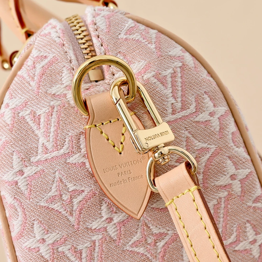 Louis Vuitton Speedy Bandoulière Pink 20 Bag M2A039 - Ảnh 5